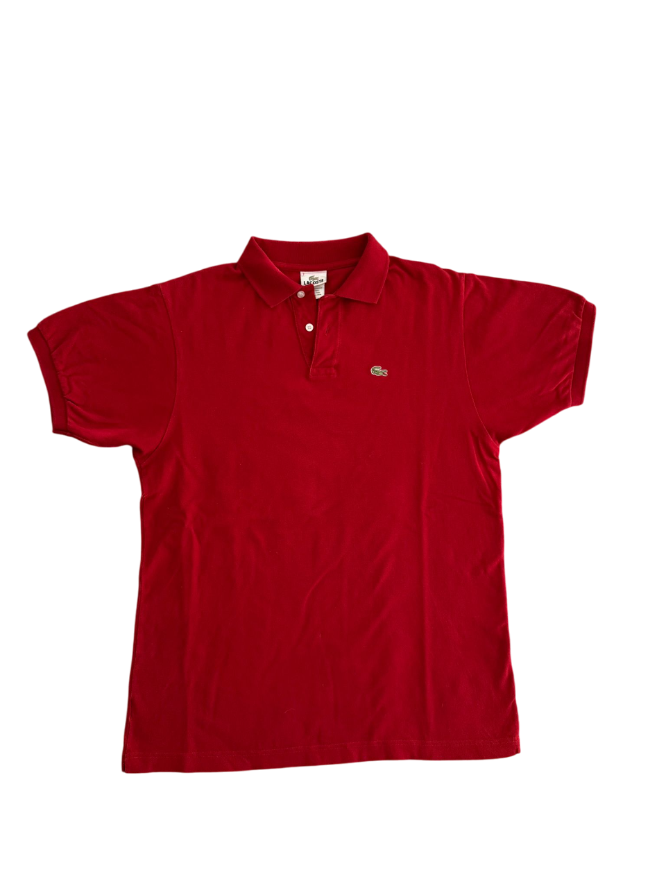Lacoste Polo red (L)