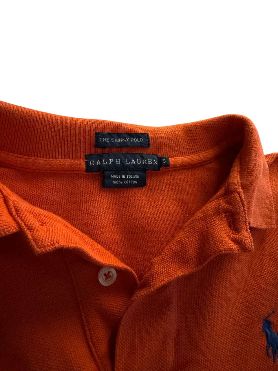Ralph Lauren Longsleeve Polo orange (S)