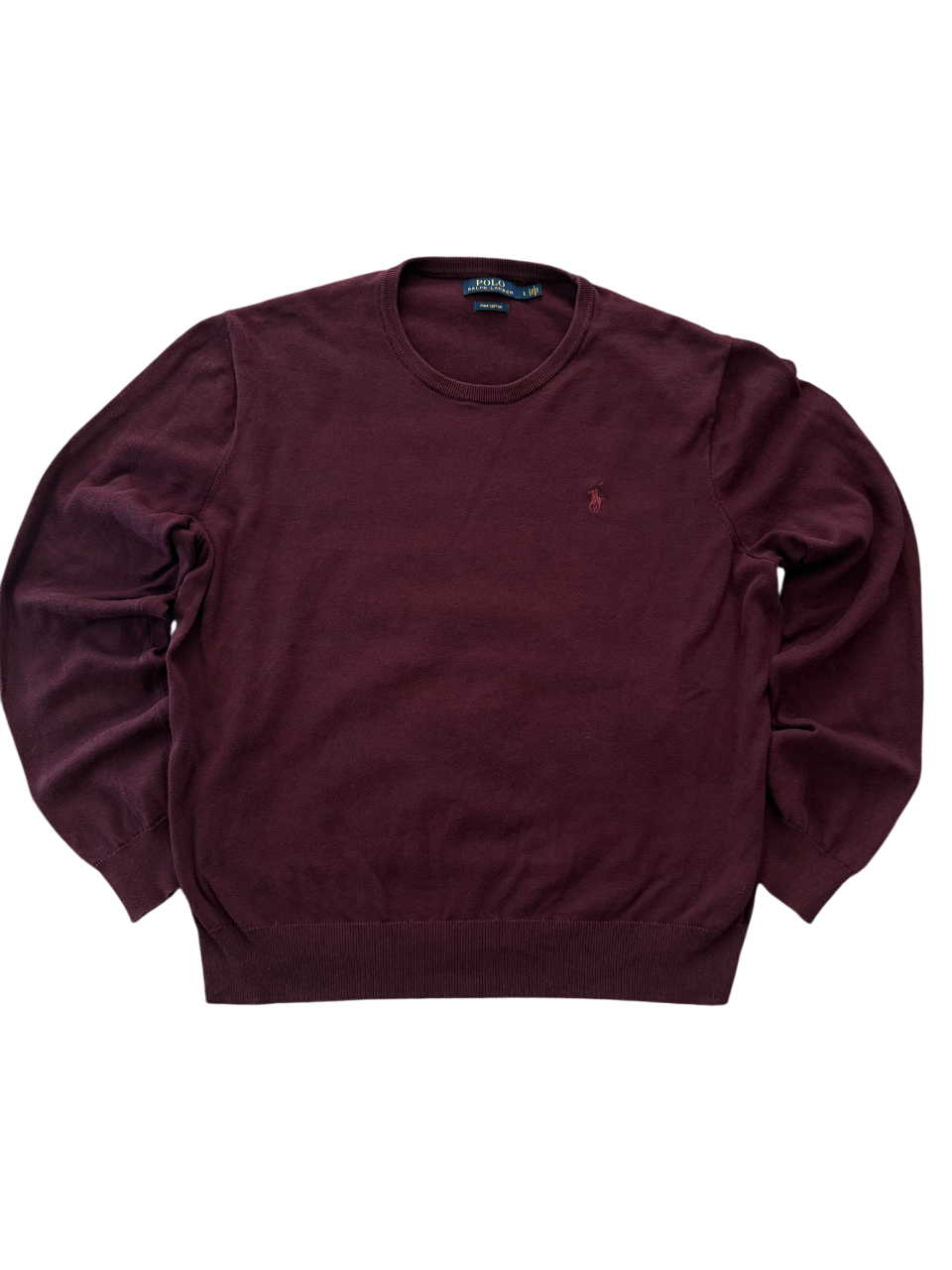 Ralph Lauren sweater dark red (L)