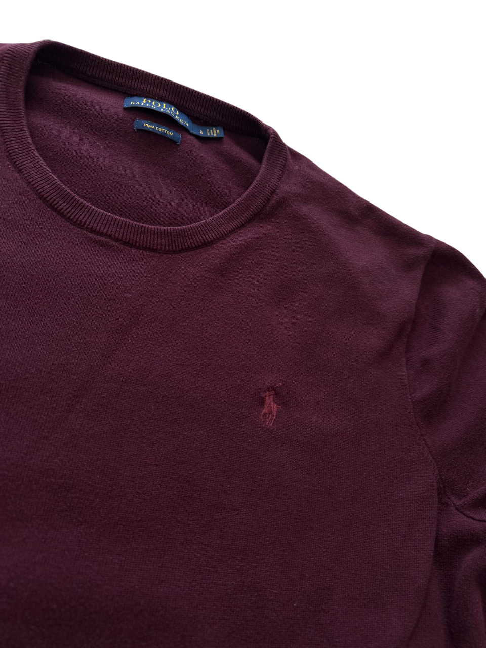 Ralph Lauren sweater dark red (L)