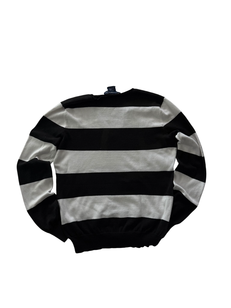 Ralph Lauren longsleeve shirt black white (L)