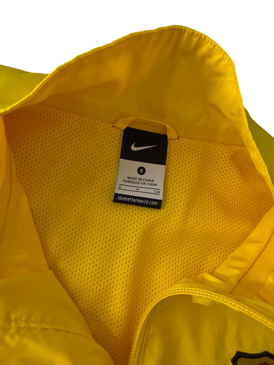 Barcelona track Jacket yellow (S)