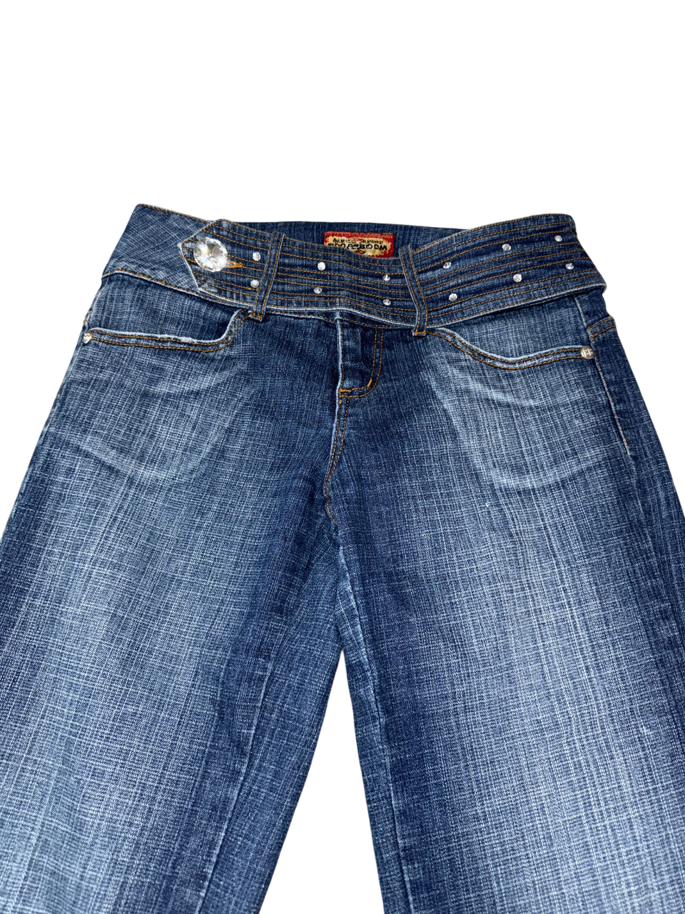 Flared Jeans backprint 01