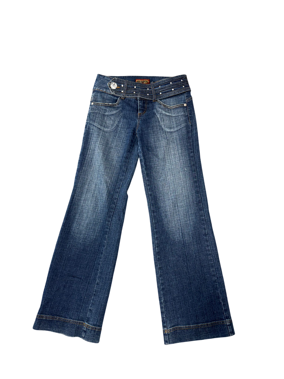 Flared Jeans backprint 01