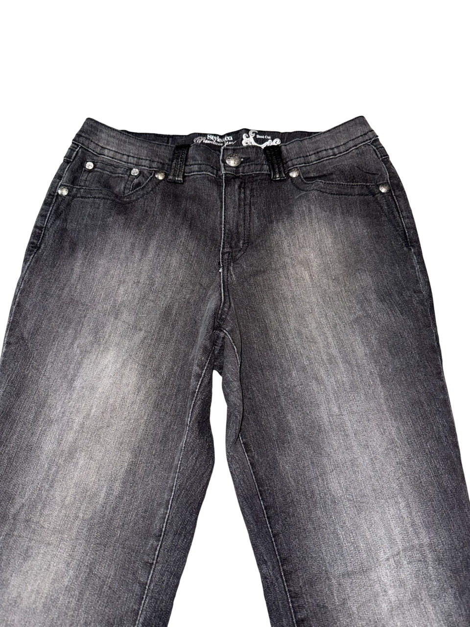 Flared Jeans backprint 02