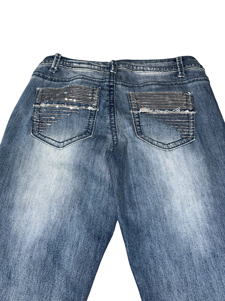 Flared Jeans backprint 03