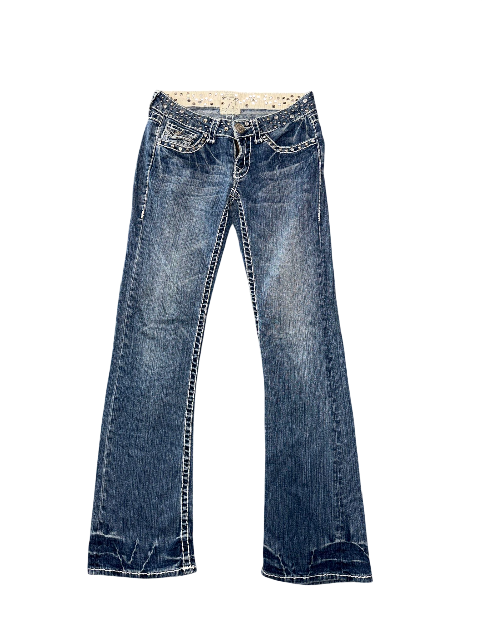 Flared Jeans backprint 04