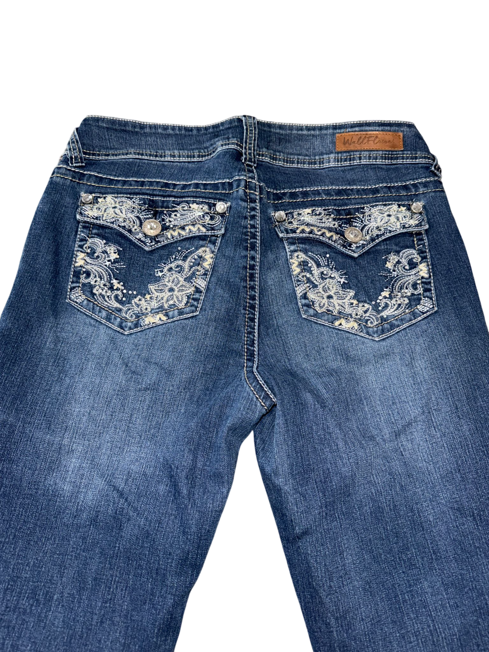 Flared Jeans backprint 06