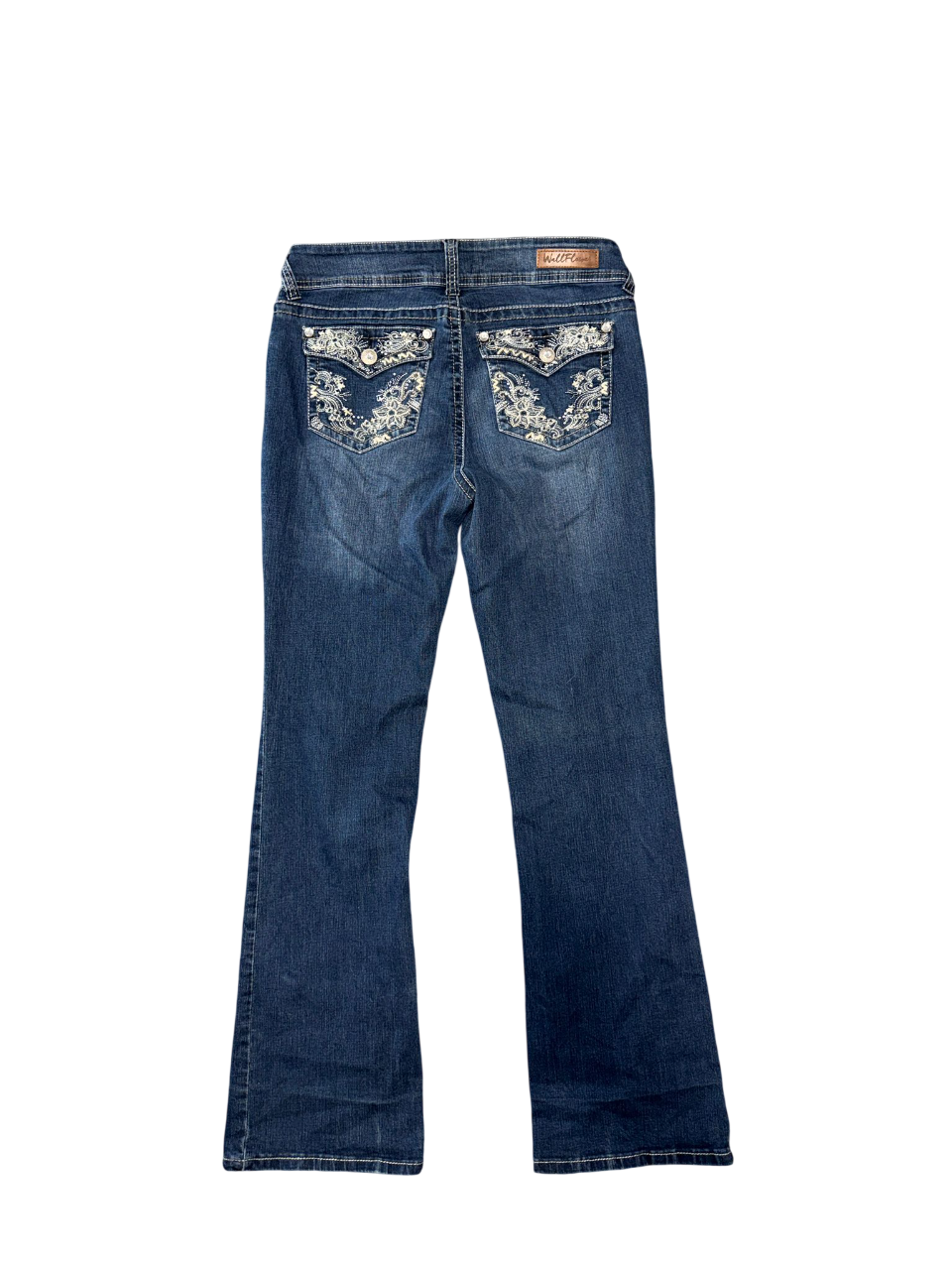 Flared Jeans backprint 06