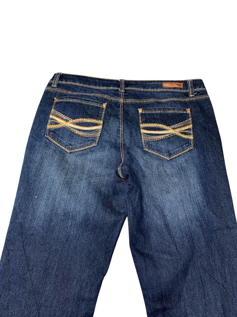 Flared Jeans backprint 07