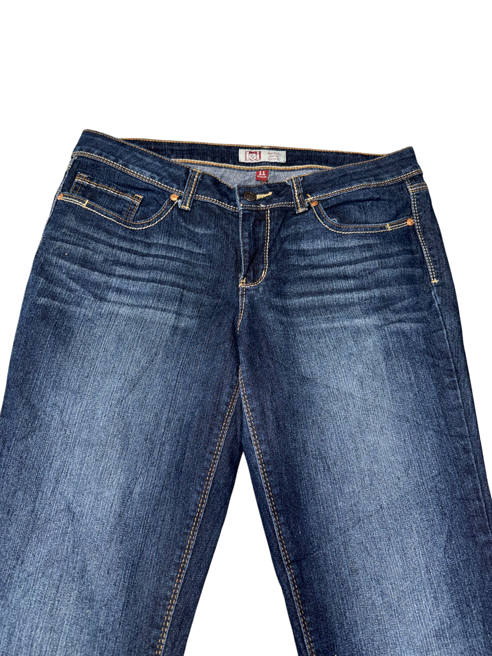 Flared Jeans backprint 07