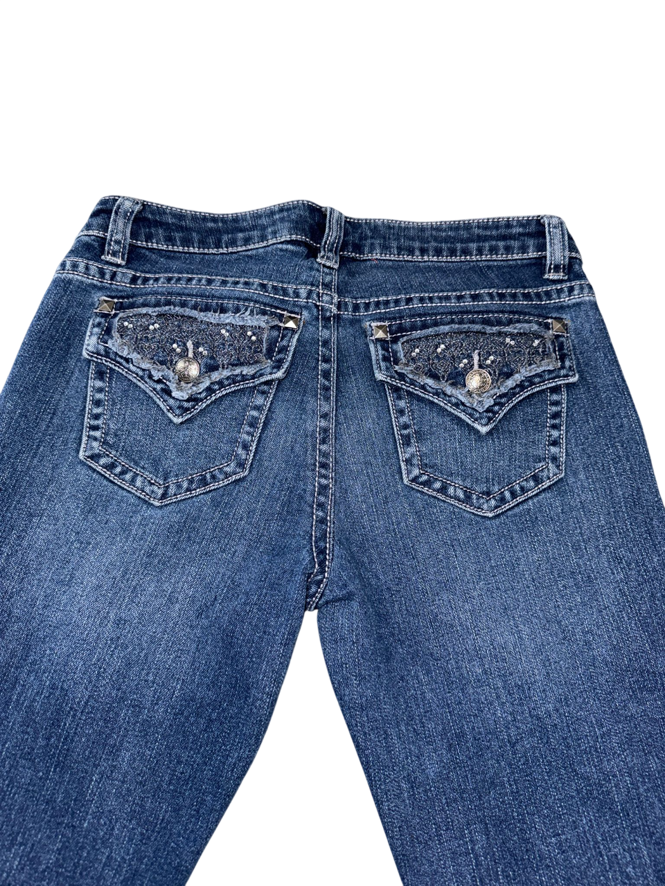 Flared Jeans backprint 011