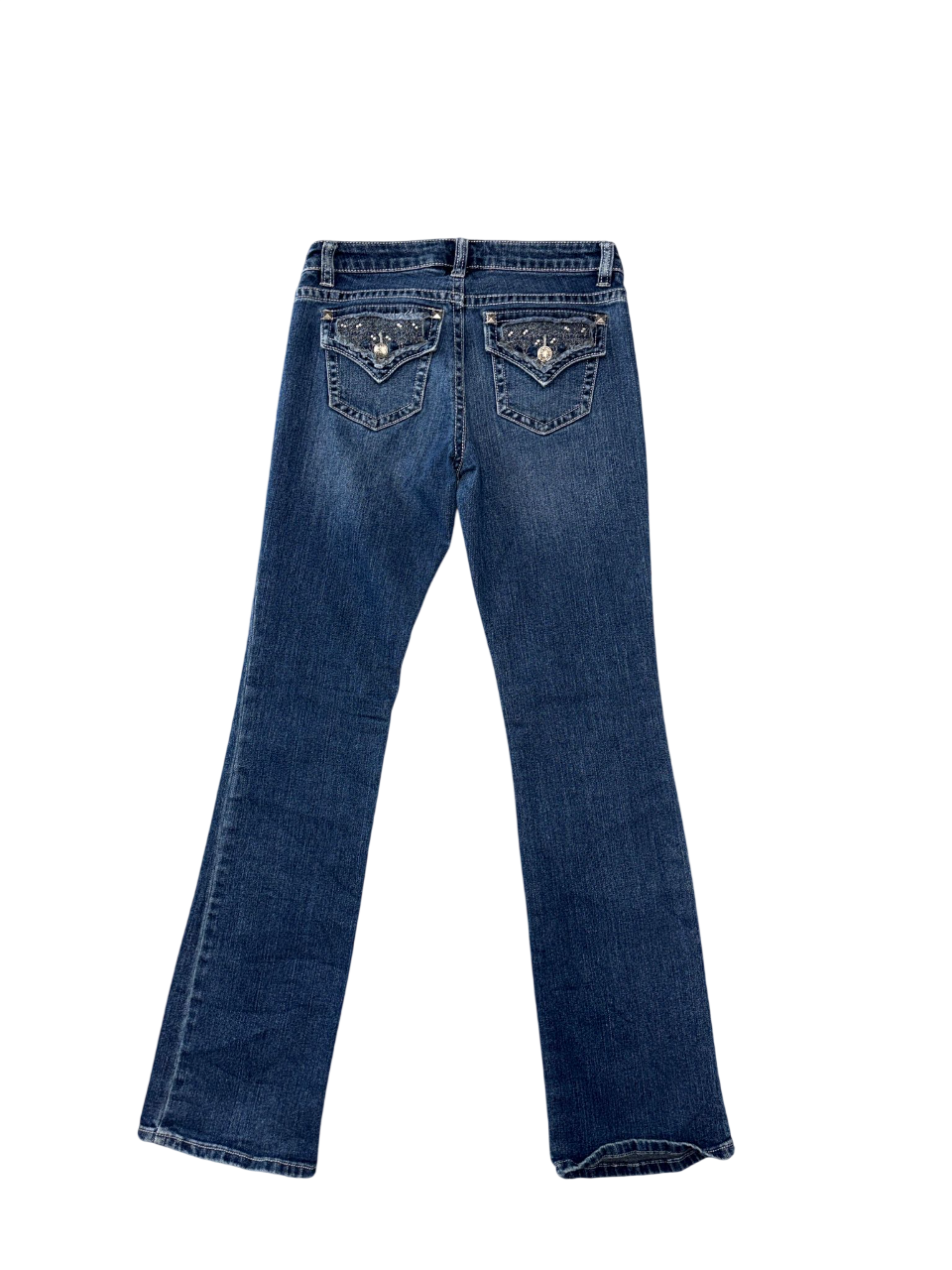 Flared Jeans backprint 011