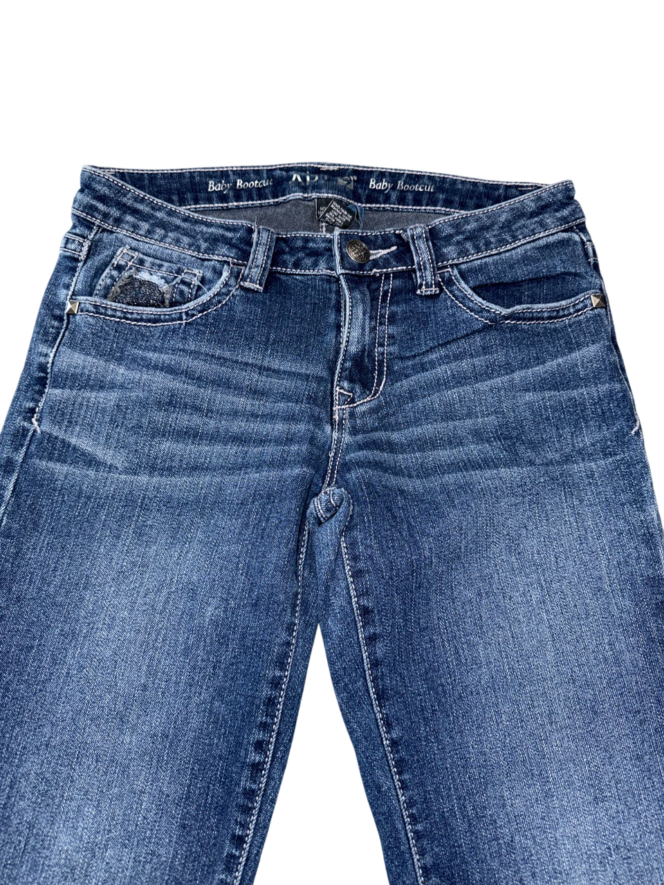 Flared Jeans backprint 011