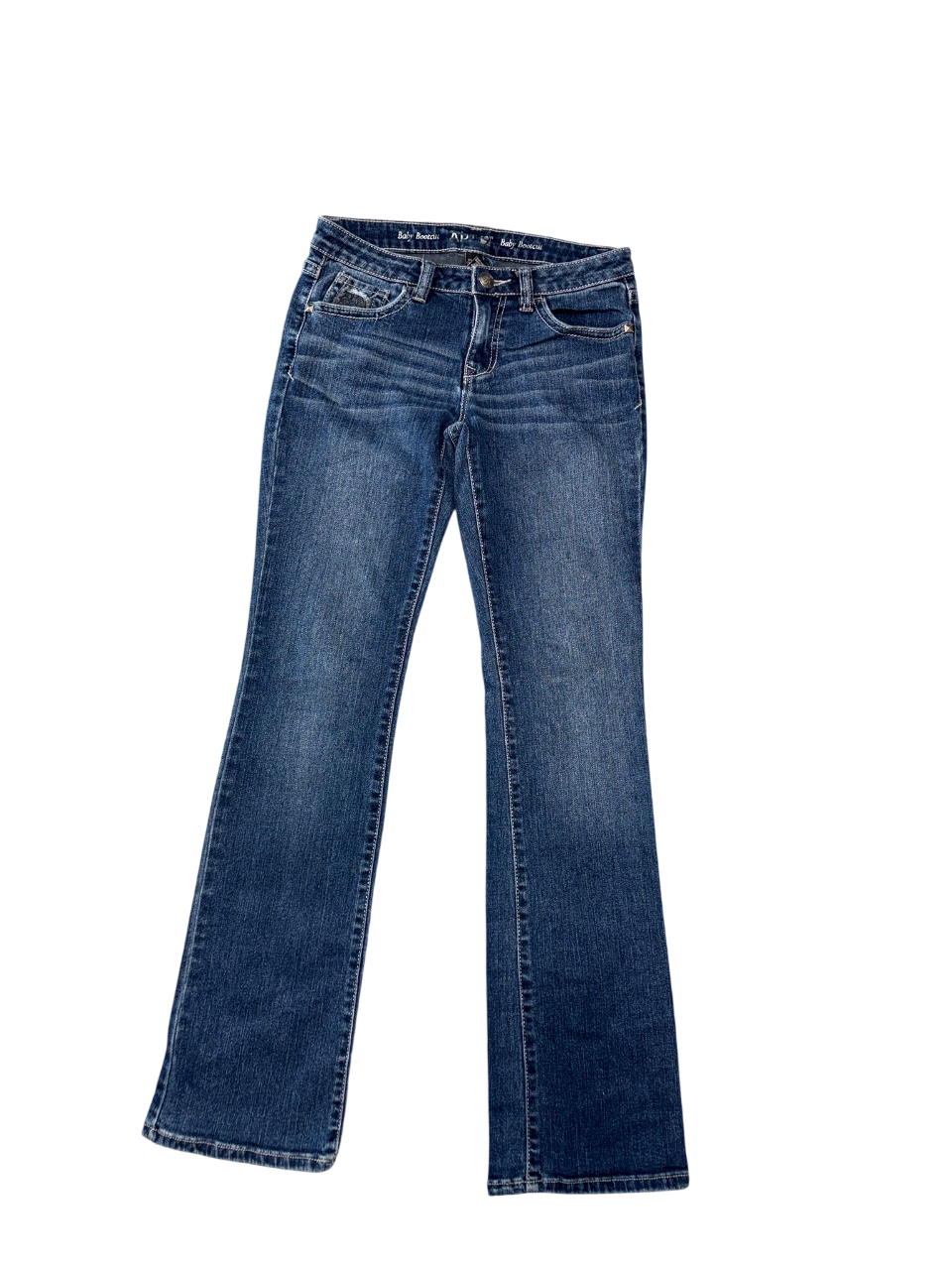 Flared Jeans backprint 011