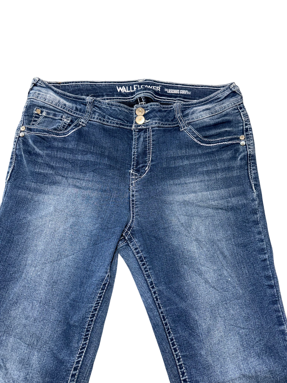 Flared Jeans backprint 012