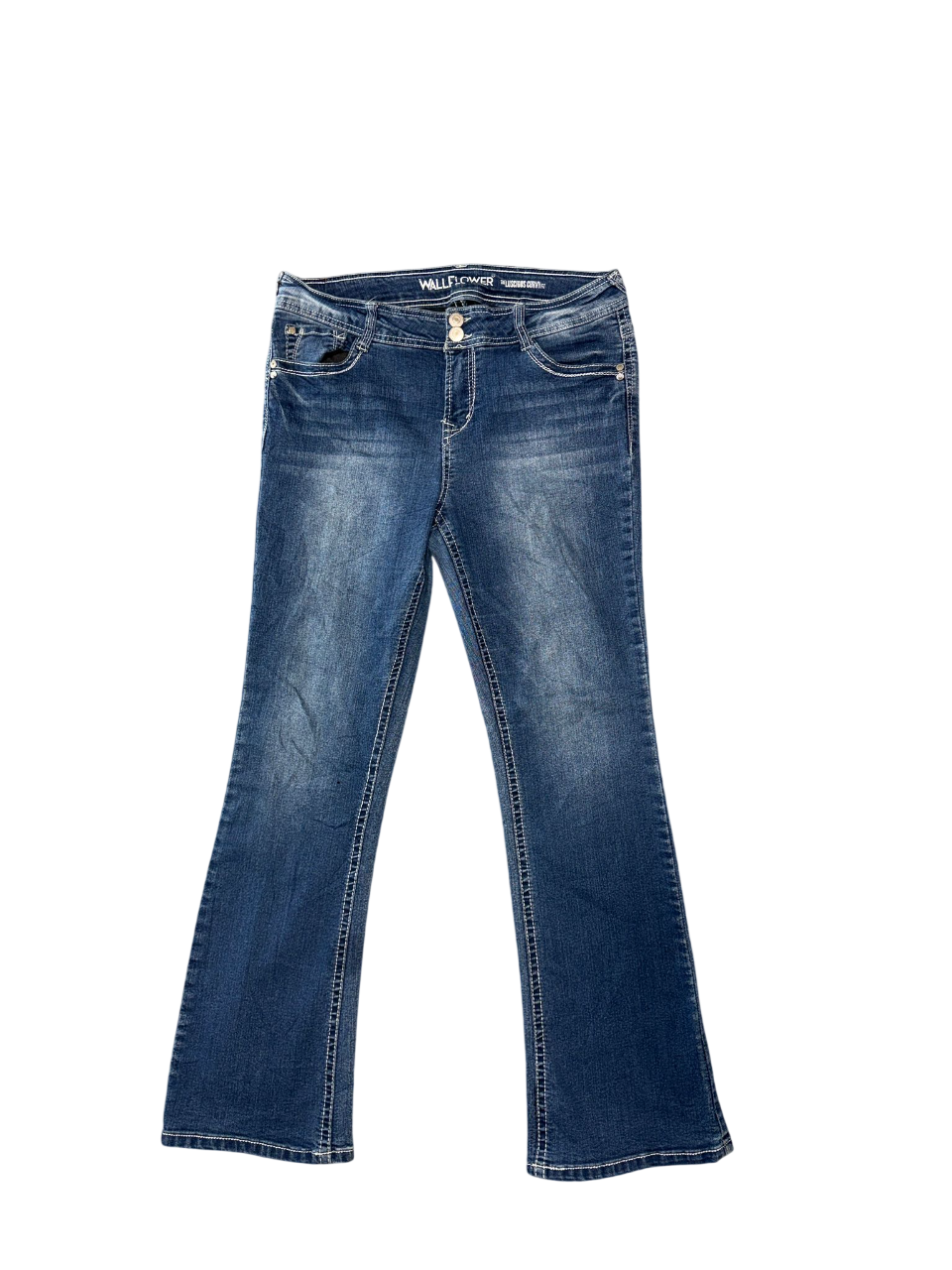 Flared Jeans backprint 012