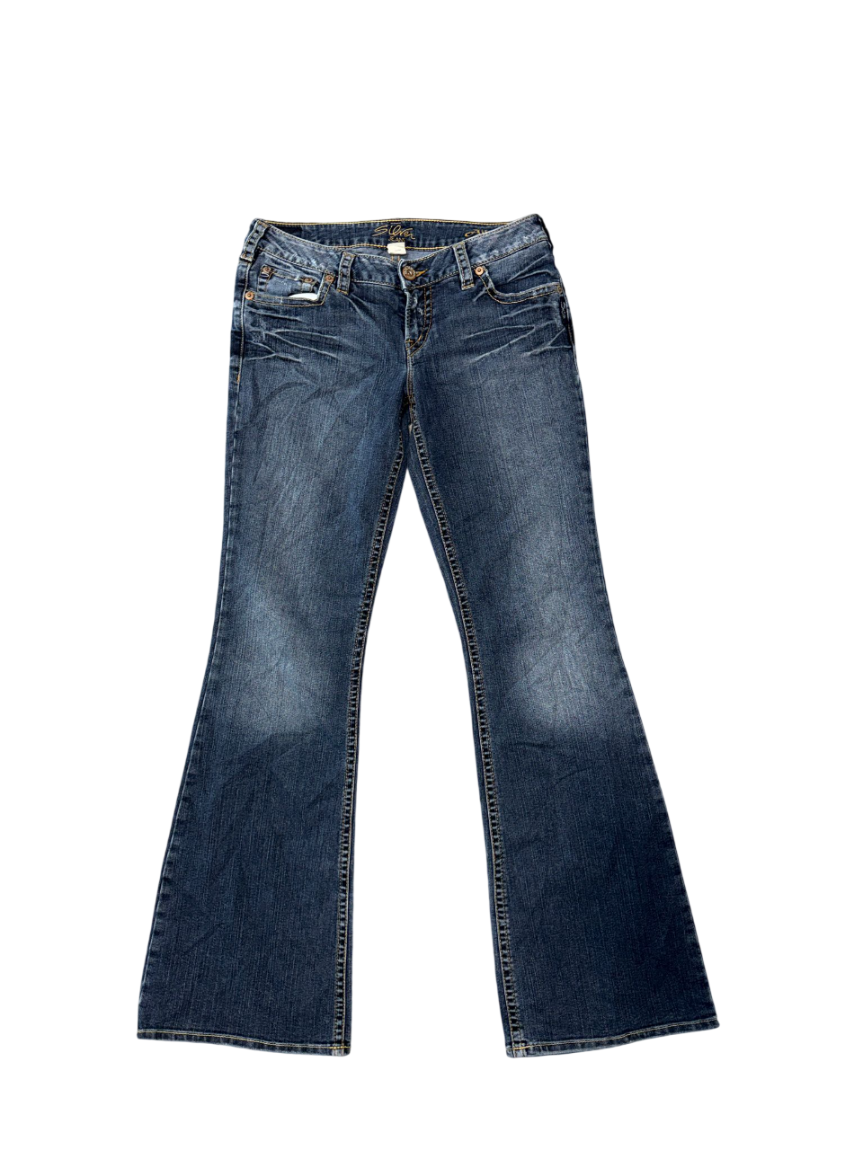 Flared Jeans backprint 013