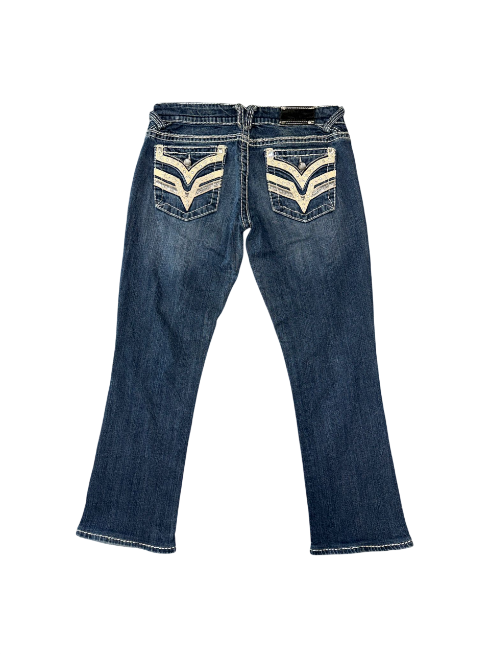 Flared Jeans backprint 014