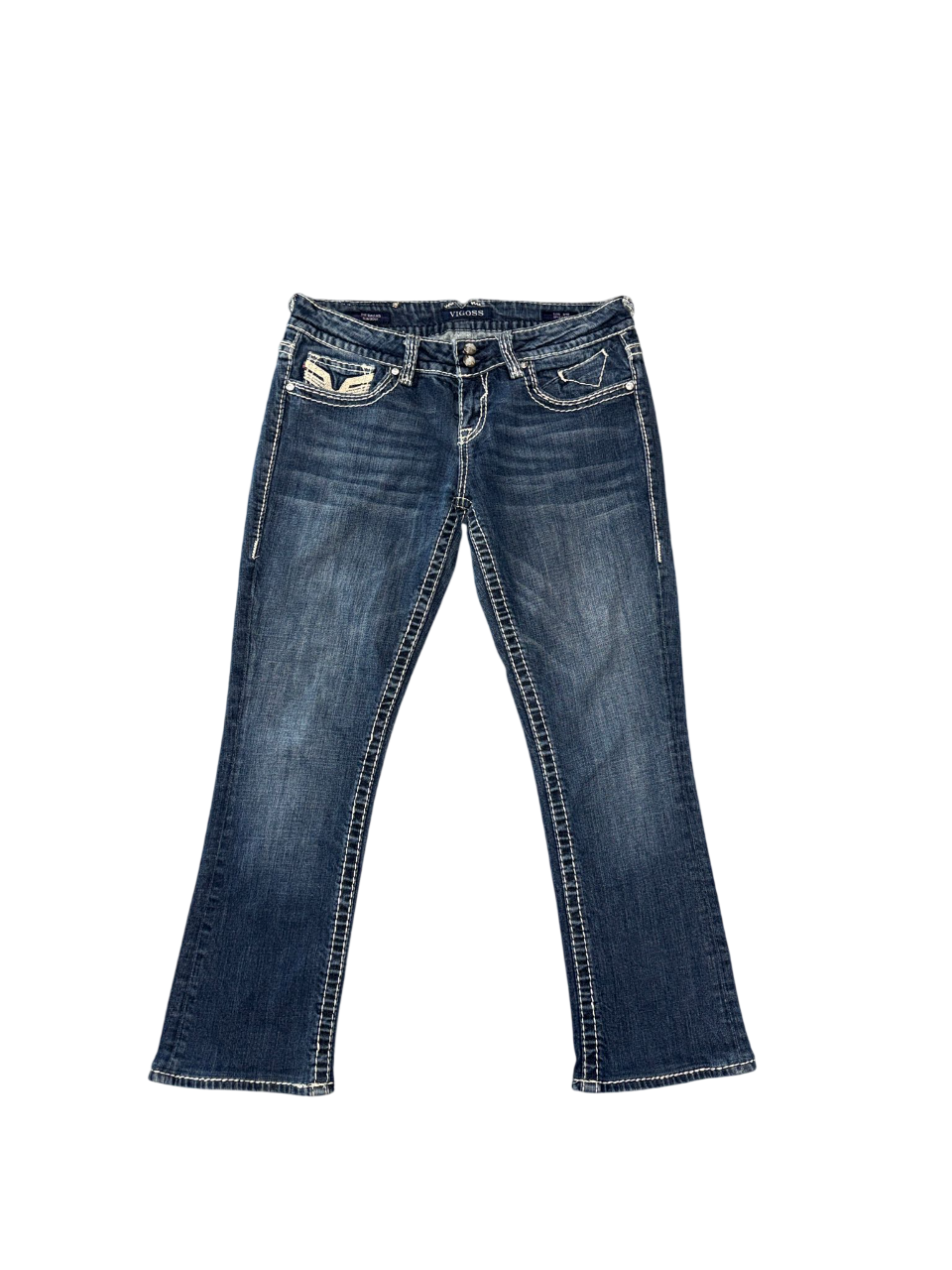 Flared Jeans backprint 014