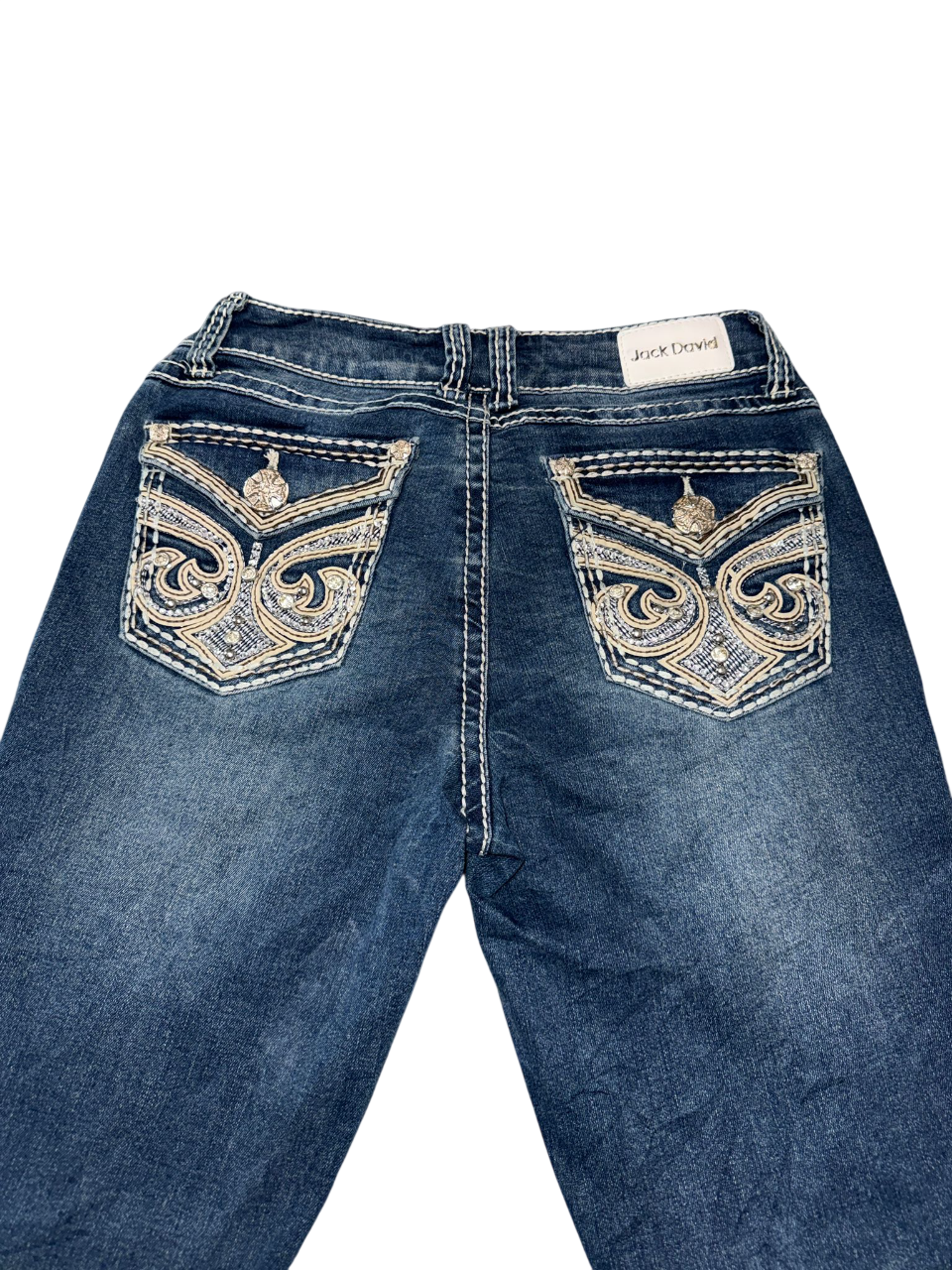 Flared Jeans backprint 015