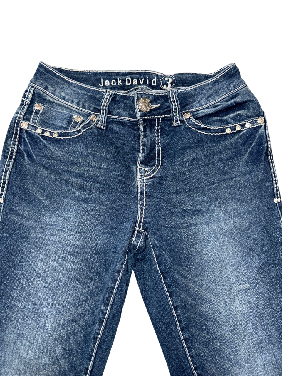 Flared Jeans backprint 015