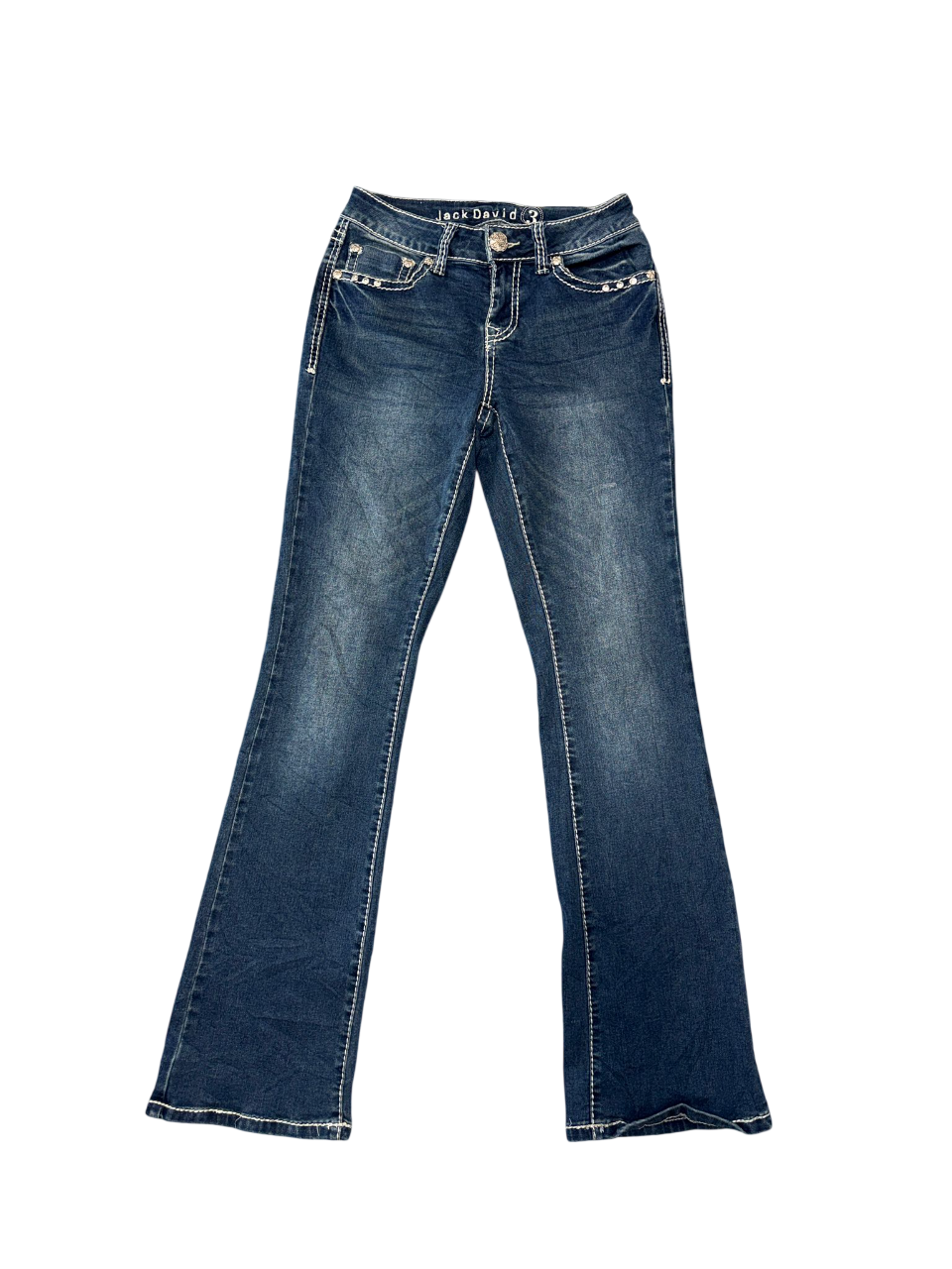 Flared Jeans backprint 015