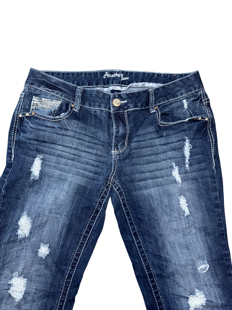 Flared Jeans backprint 016