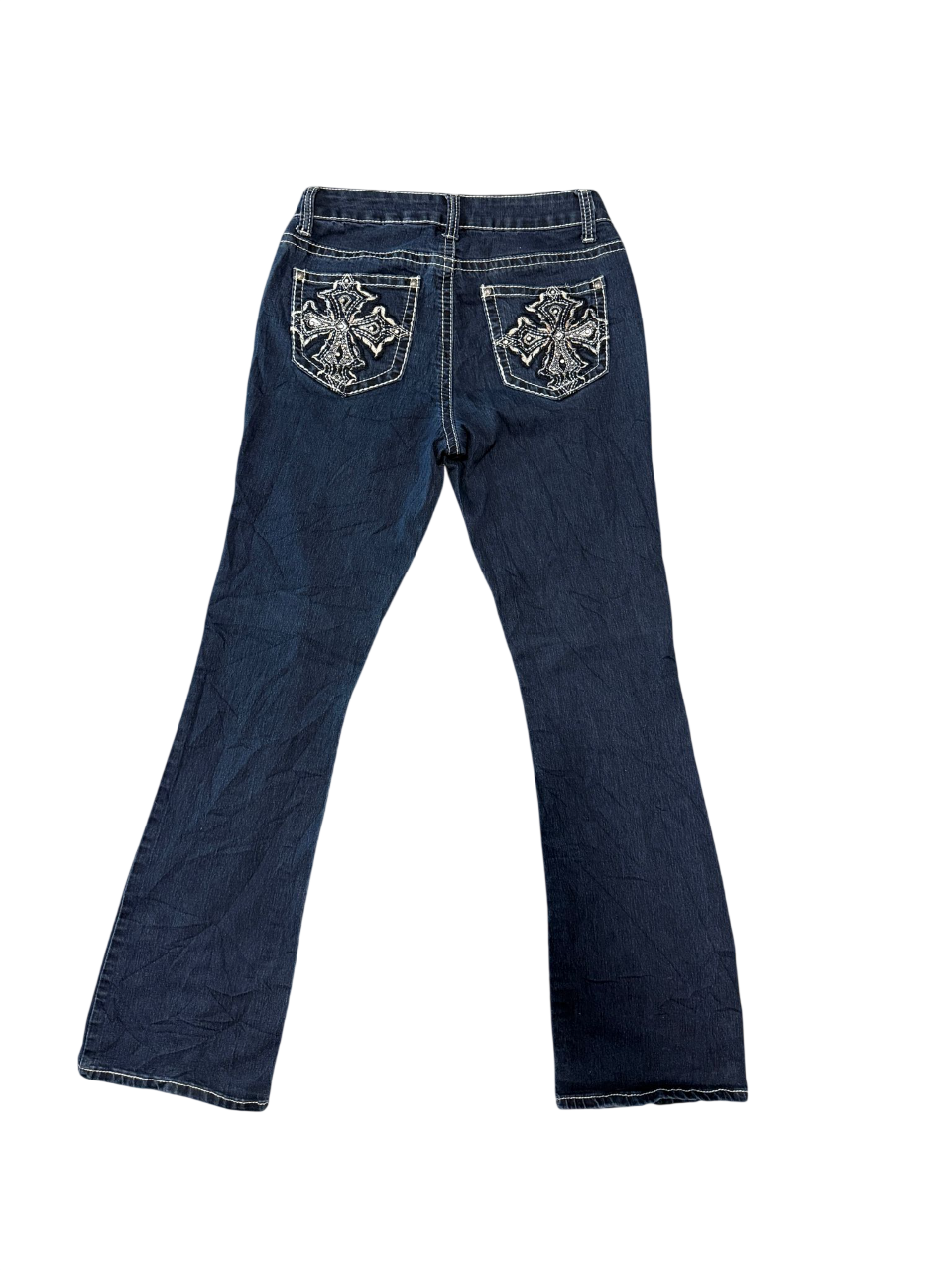 Flared Jeans backprint 018