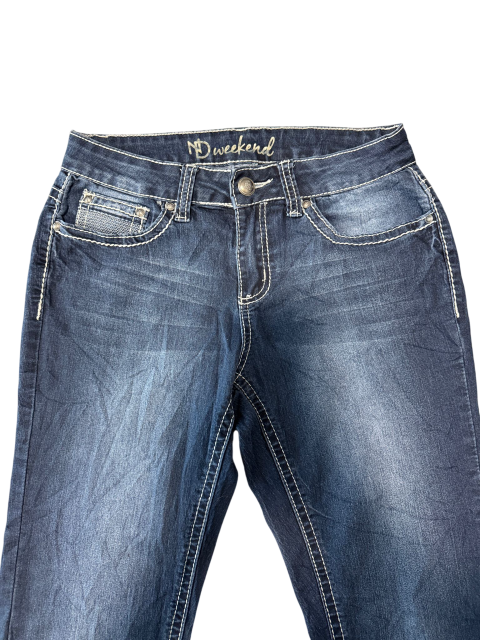 Flared Jeans backprint 018