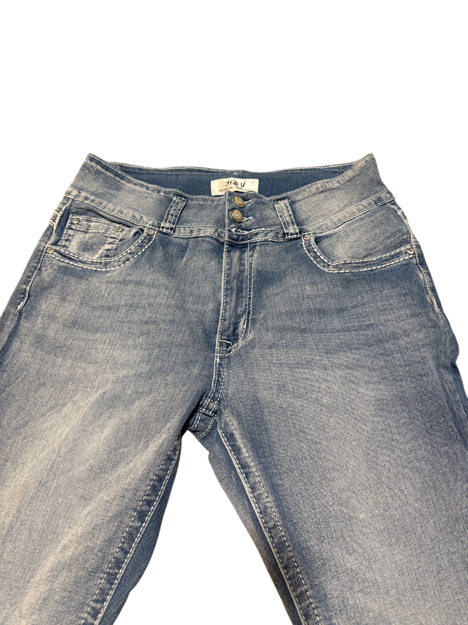 Flared Jeans backprint 020