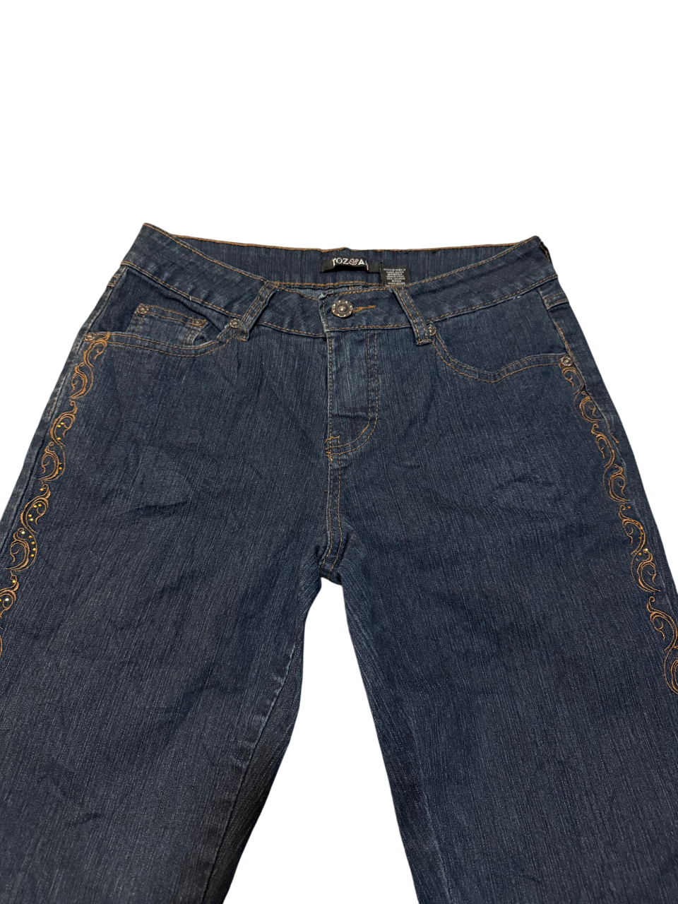 Flared Jeans backprint 019