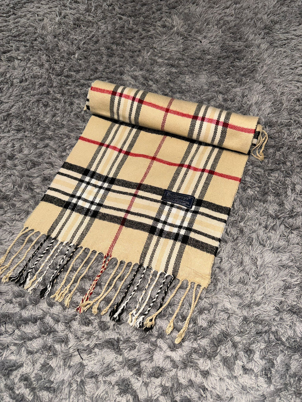 Burberry Schal hell beige