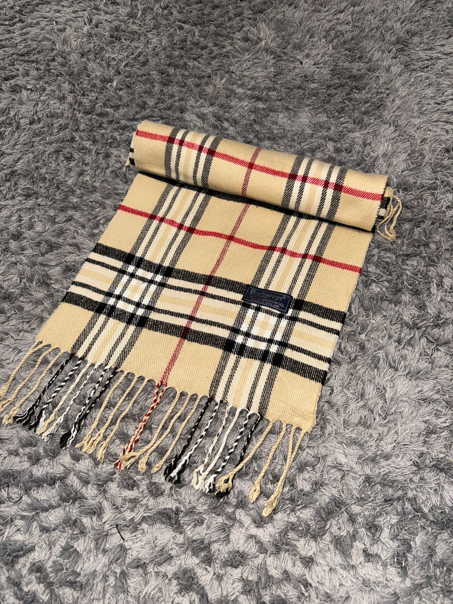 Burberry Schal hell beige