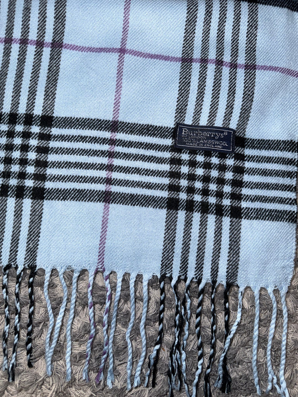 Burberry Schal hell blau