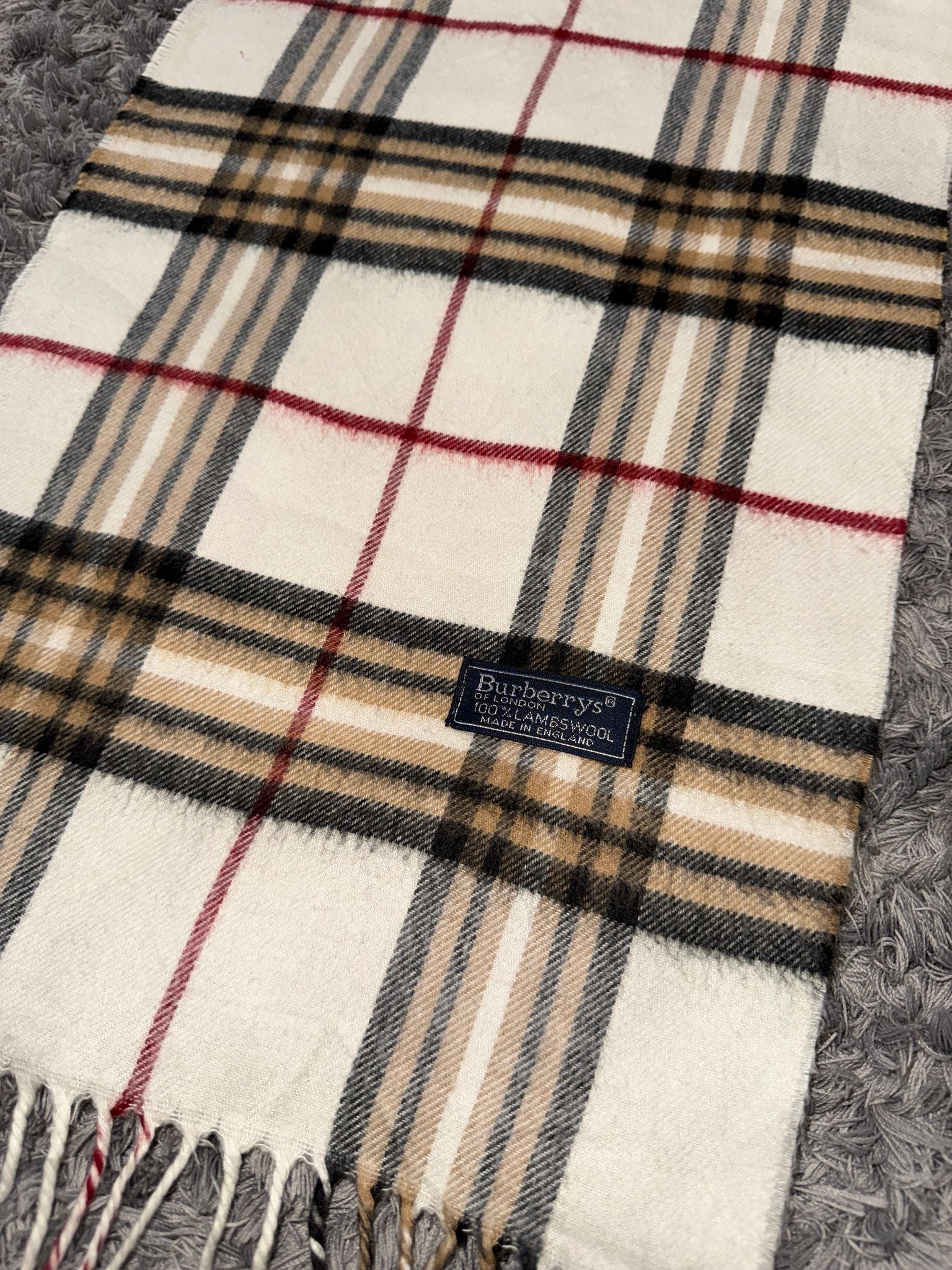 Burberry Schal weiß