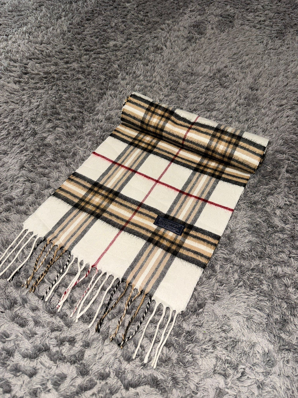 Burberry Schal weiß