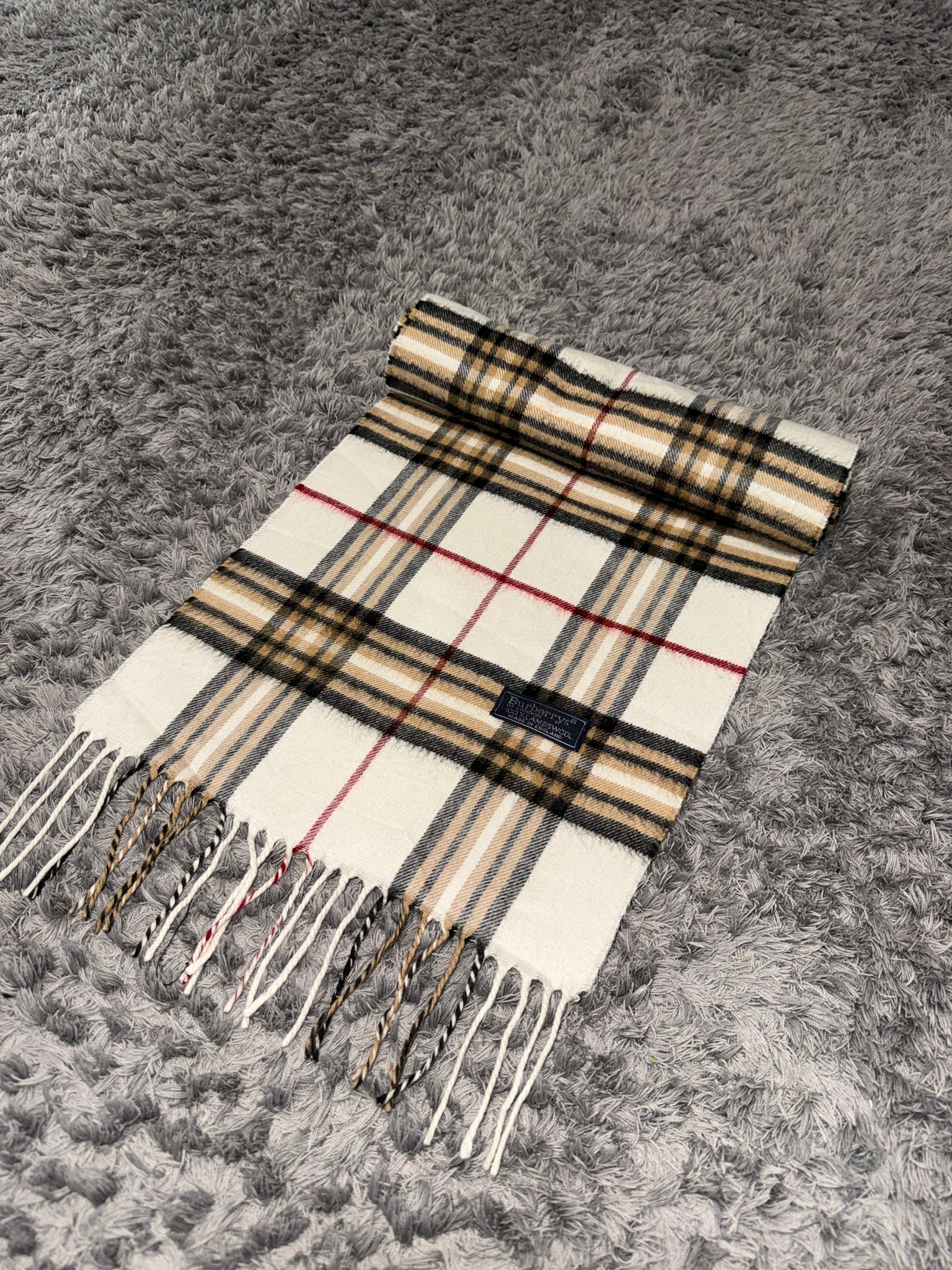 Burberry Schal weiß