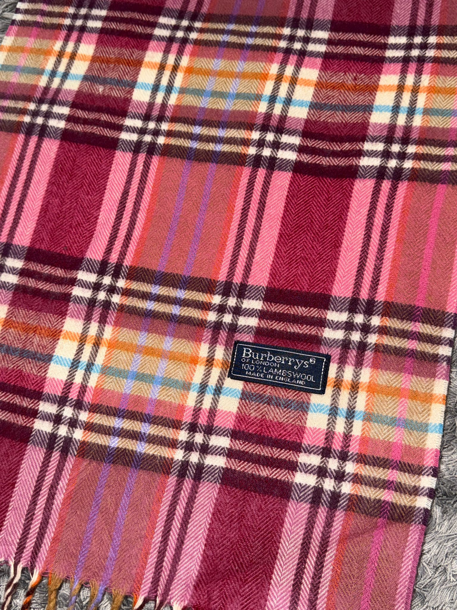 Burberry Schal hell rot