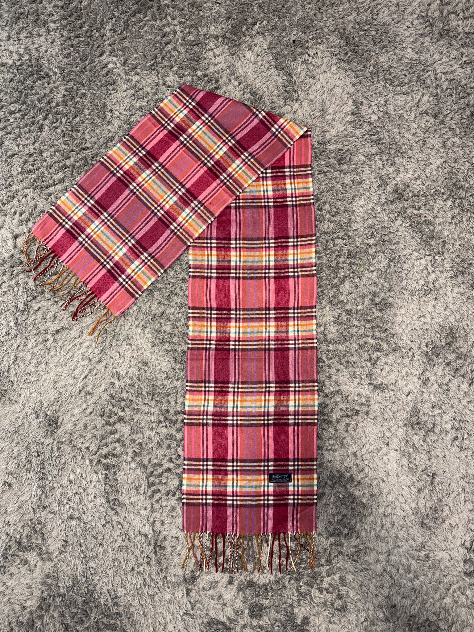 Burberry Schal hell rot